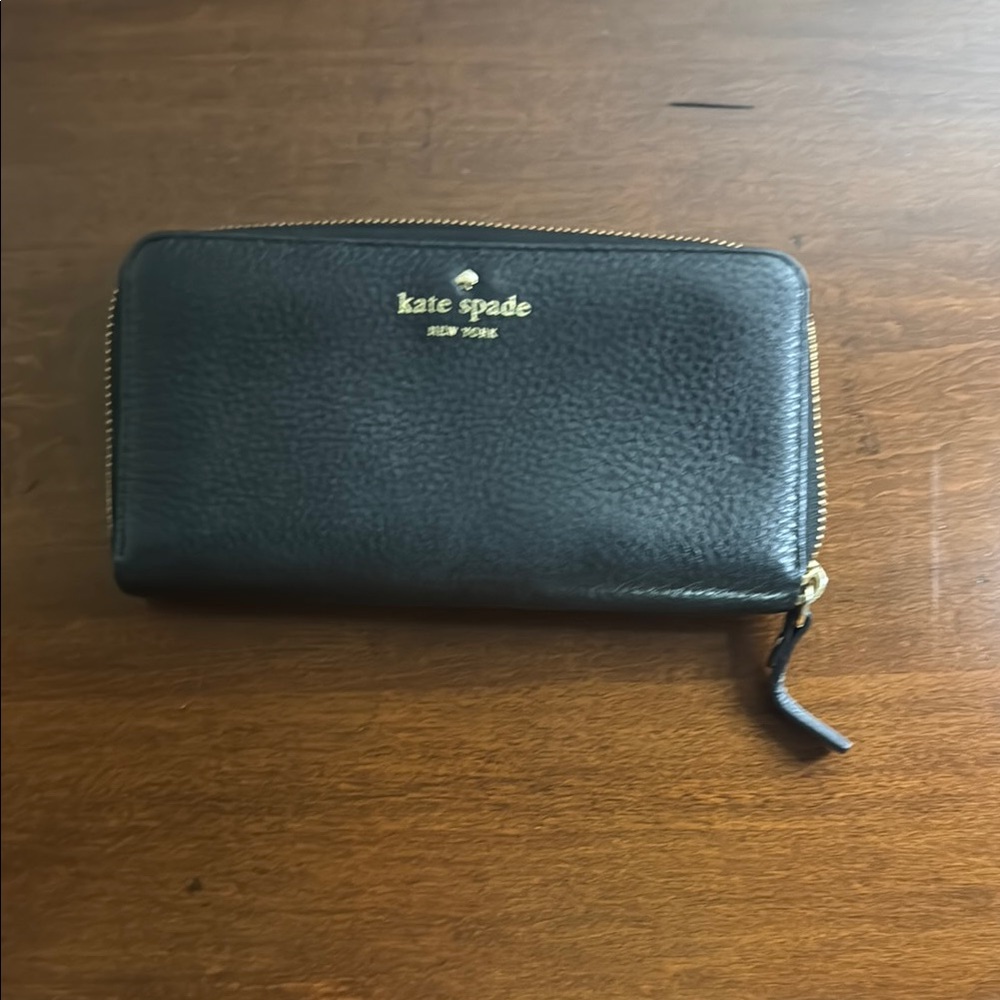 Kate Spade Black Leather Wallet